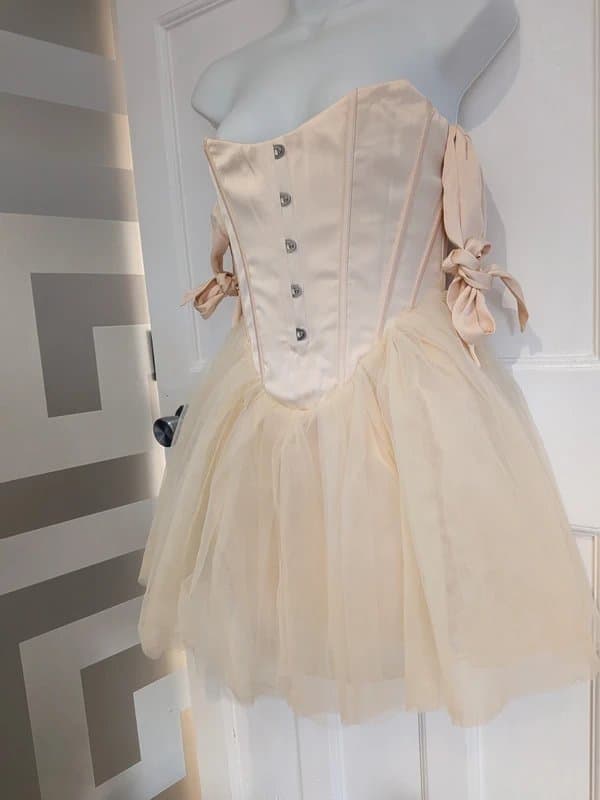 Oh Polly Oh Polly Princesscore Ivory Corset Tulle Mini Dress - BNWT UK8