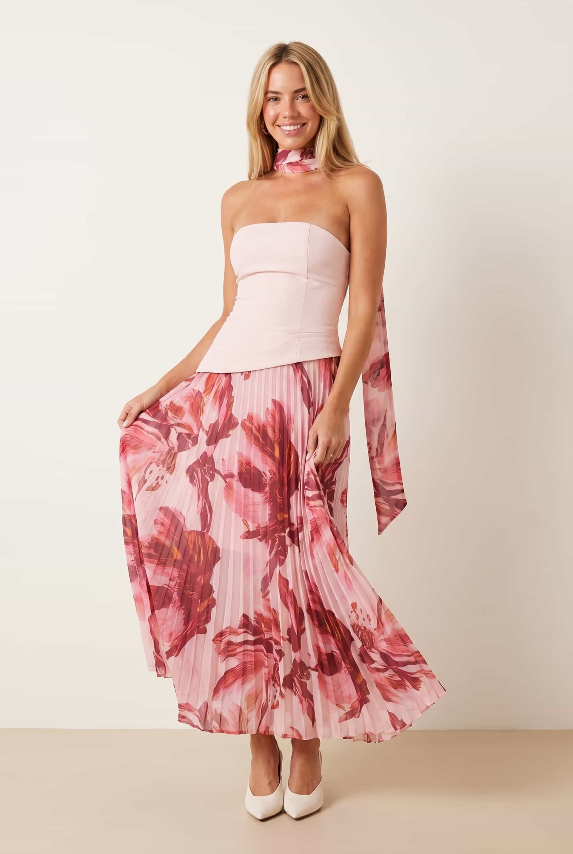 Style Cheat Style Cheat Women's Madelaine Bandeau Dress in Pink