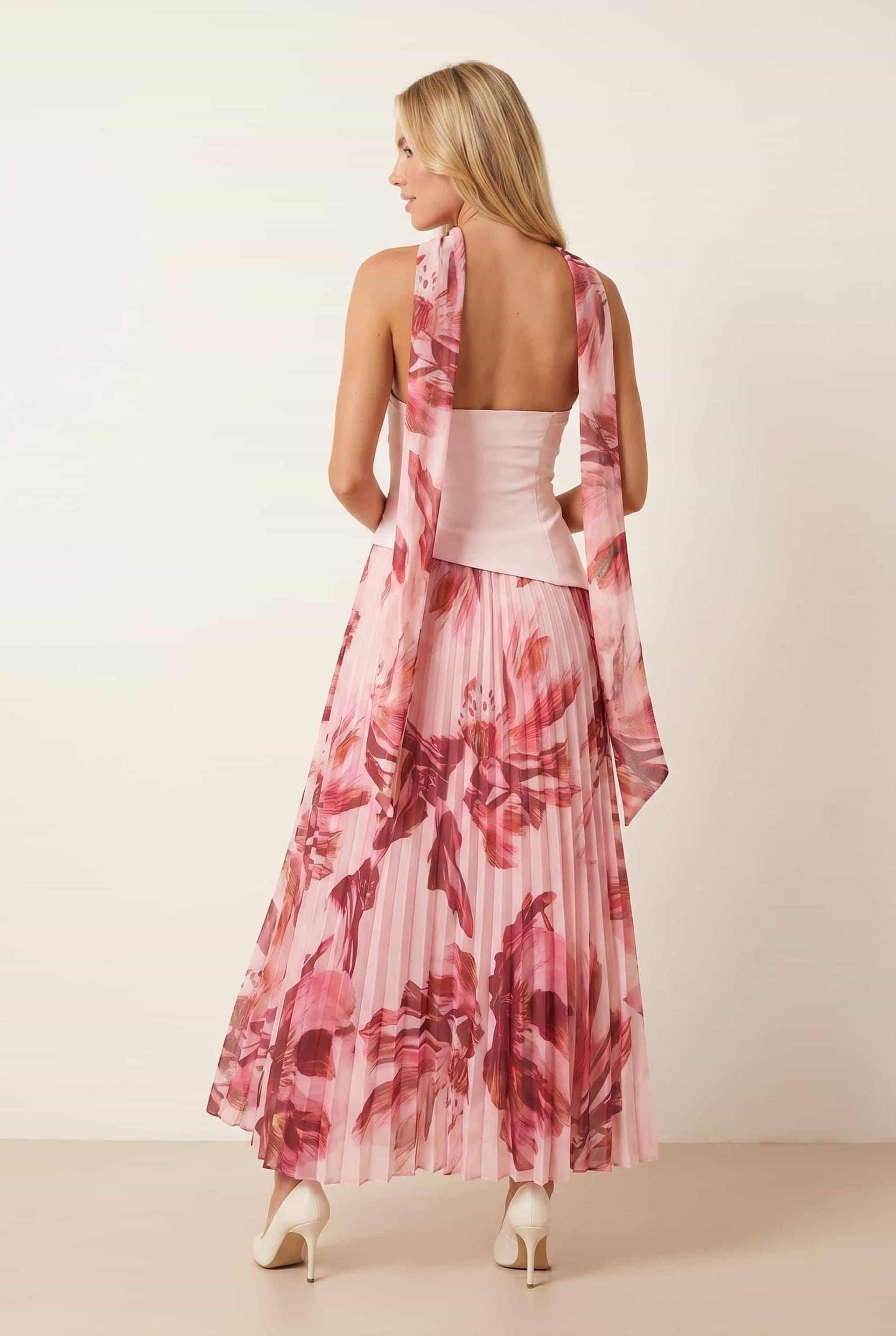 Style Cheat Style Cheat Women's Madelaine Bandeau Dress in Pink - 4