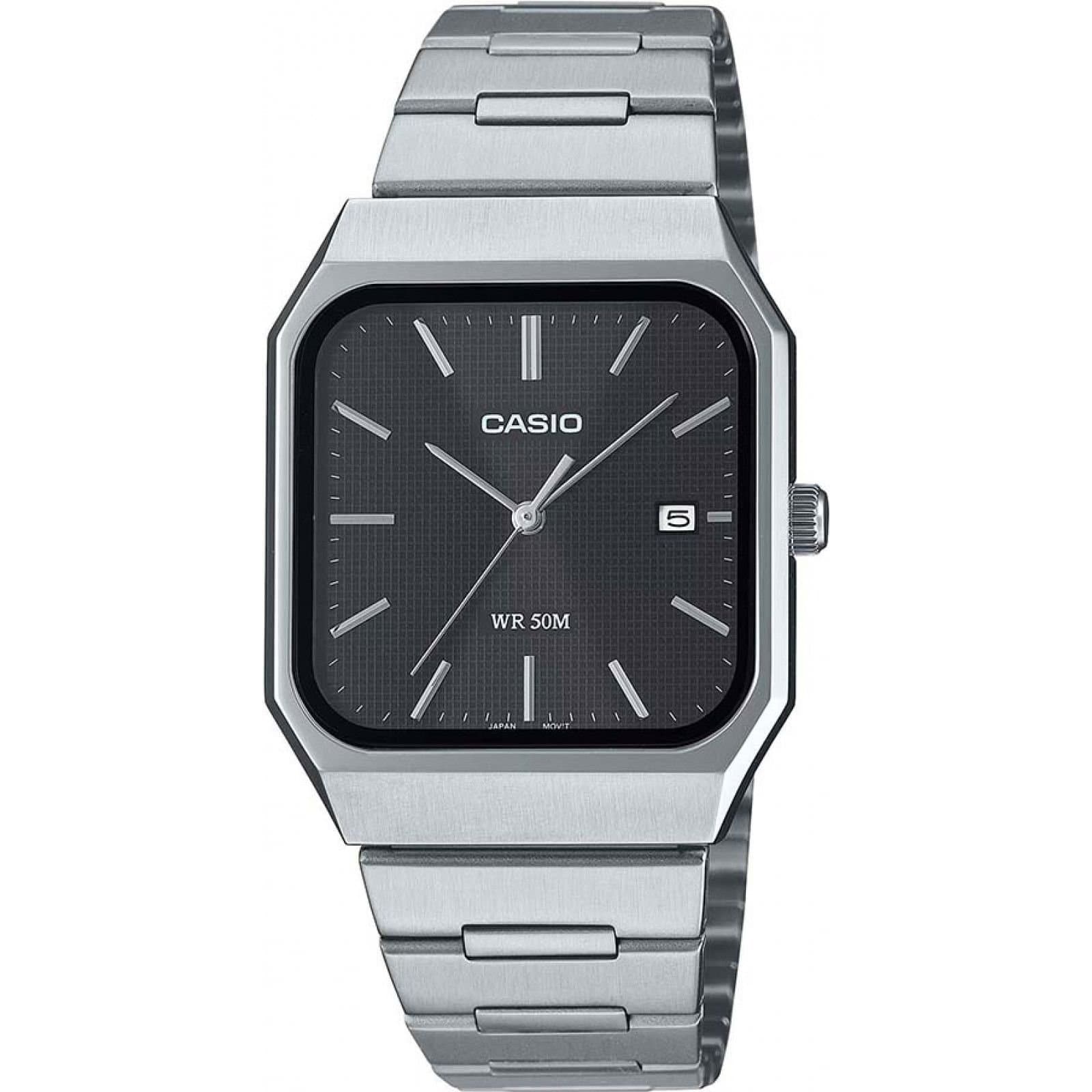 Casio Casio Men's MTP-B185D-1AVEF Collection 40mm Quartz Watch in Silver