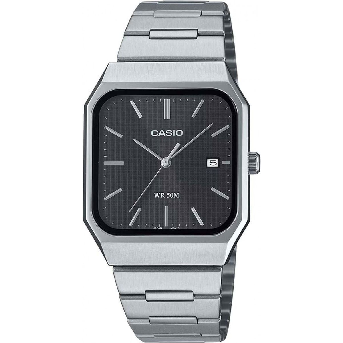 Casio Casio Men's MTP-B185D-1AVEF Collection 40mm Quartz Watch in Silver - 1
