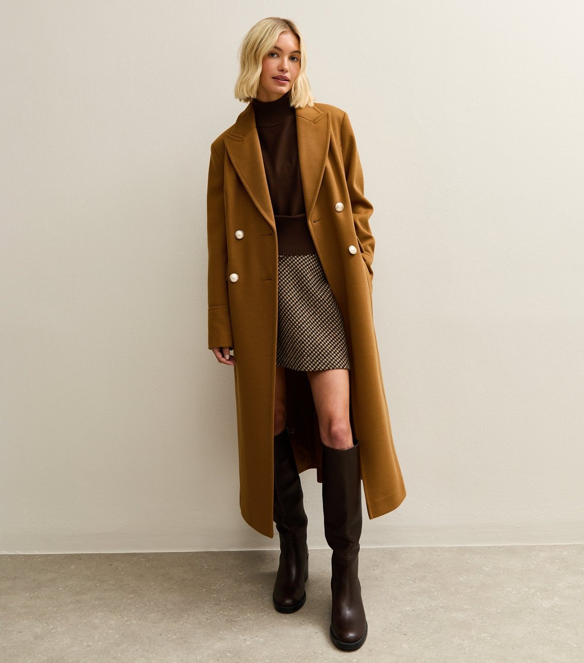 New Look Women's Dark Brown High Neck Batwing Jumper New Look - 3