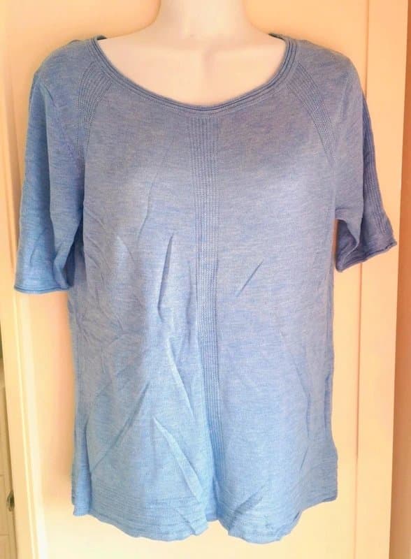 Next Super soft baby blue short sleeved top from Next size 8. 💙