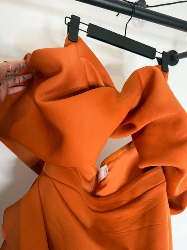 ASOS ASOS Luxe off the shoulder dress