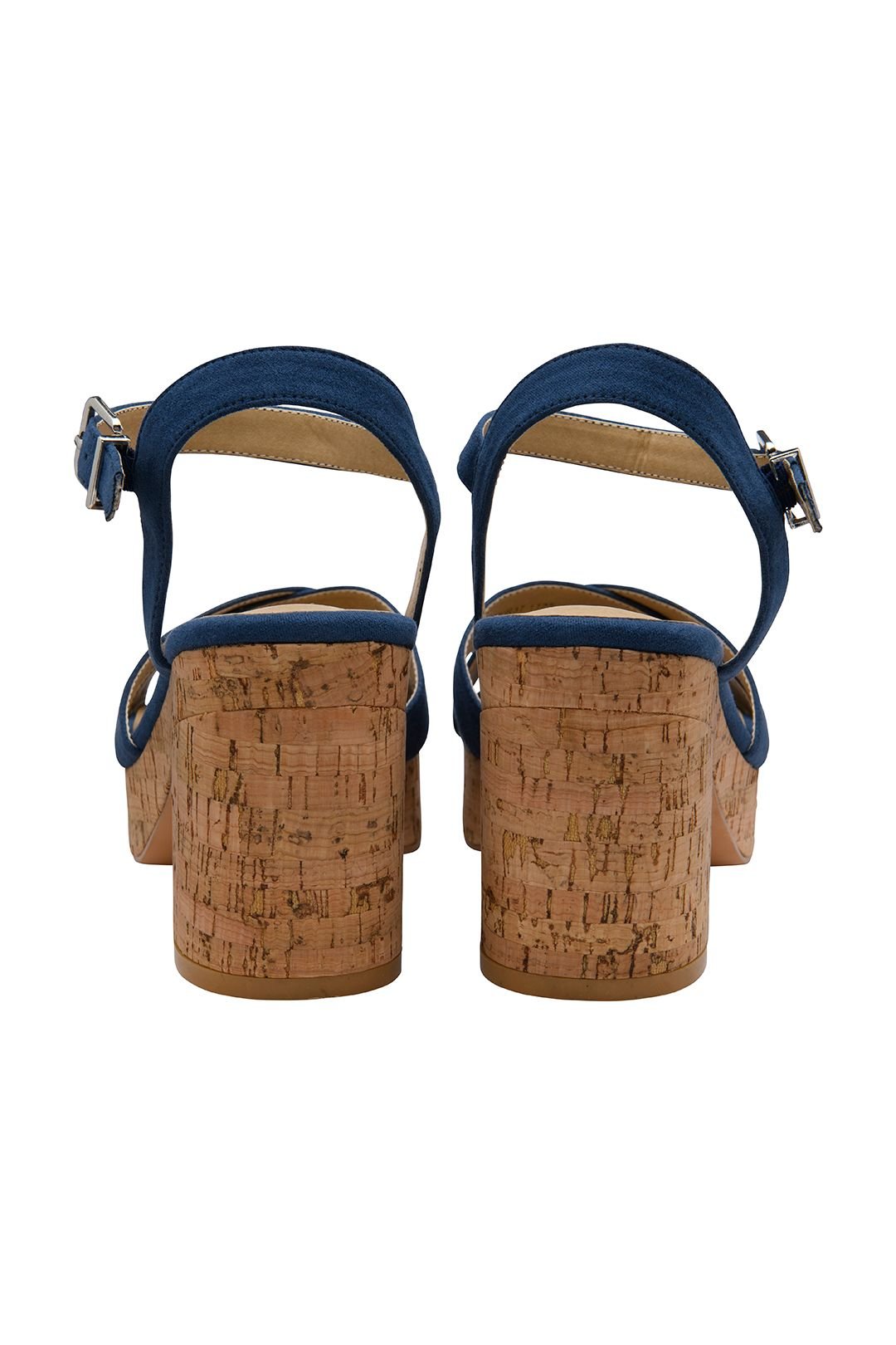 Ravel Ravel Women's Blue Microfibre 'Ghent' Open-Toe Sandals - 3