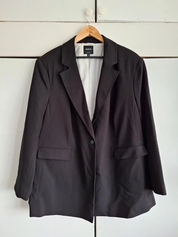 Simply Be Simply be black blazer jacket size UK 20