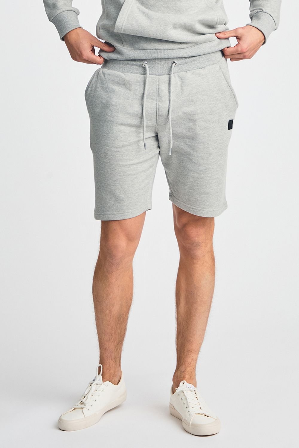 Tokyo Laundry Tokyo Laundry Men's 2-Pack Jogger Short with Logo Badge in Light Grey - 2