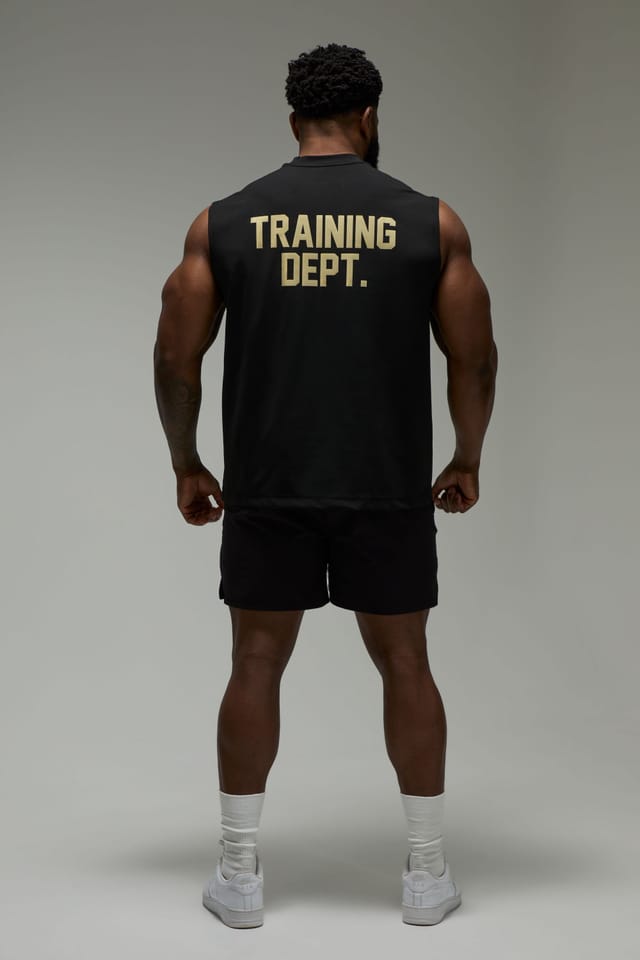 Training Dept. Training Dept. Men's Training Dept Performance Oversized Tank in Black - 2