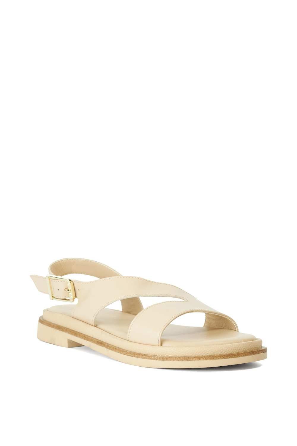 Dune London Dune London Women's 'Larko' Leather Sandals in Natural - 2