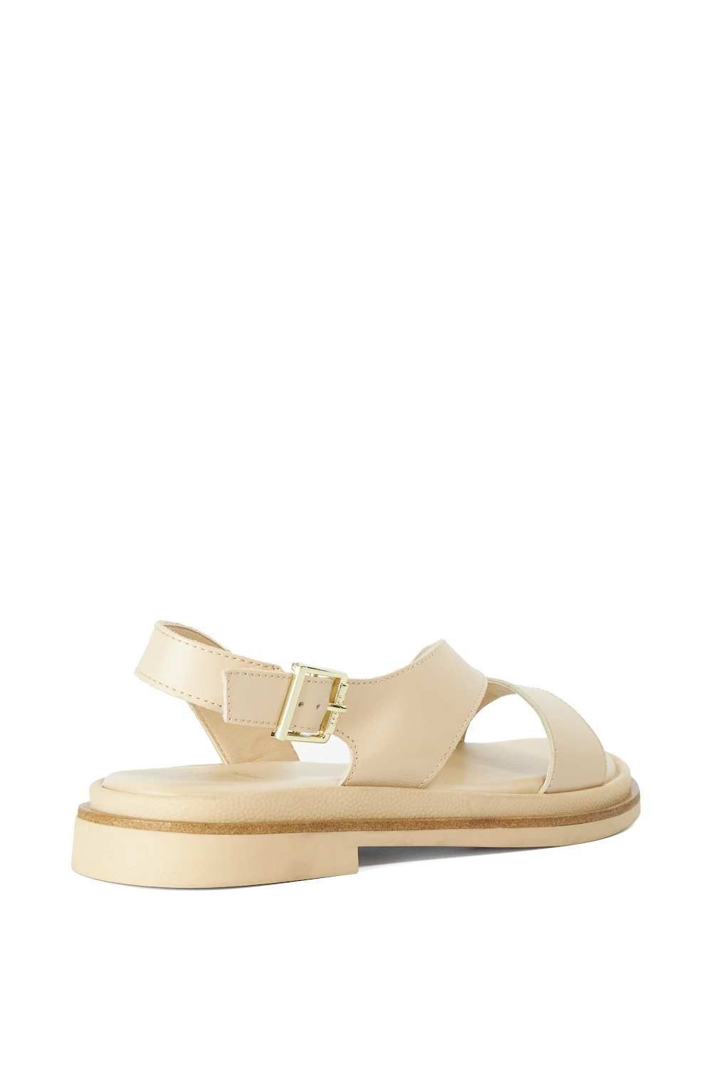 Dune London Dune London Women's 'Larko' Leather Sandals in Natural - 3