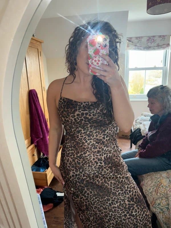 Bershka Leopard Print Dress