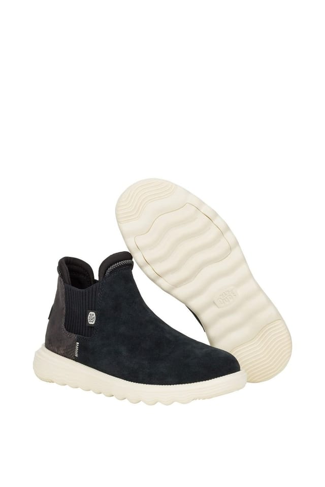 Hey Dude Hey Dude Women's Branson Suede Novelty Ankle Boots in Black - 3