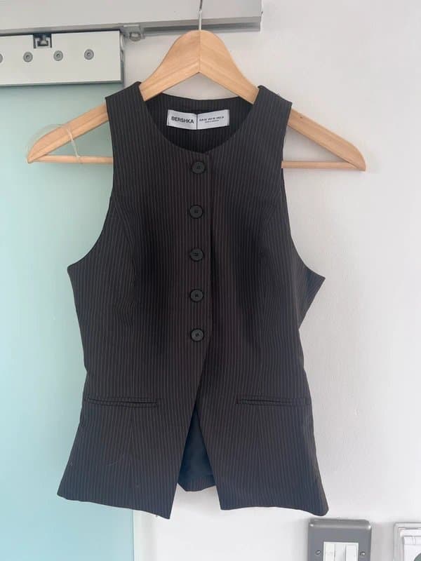 Bershka Brown Waistcoat