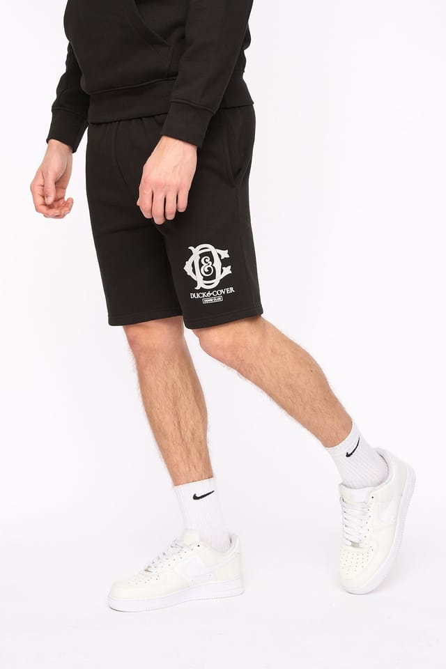 Duck&Cover Duck&Cover Men's Randolph Comfort Stretch Cotton-Blend Sweat Shorts in Black - 3