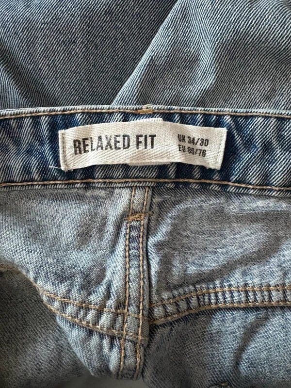 New Look Men's Blue Relaxed Fit Jeans