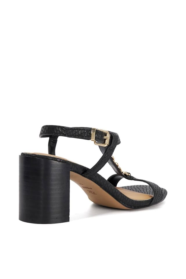 Dune London Dune London Women's 'Josina' Leather Sandals in Black - 3