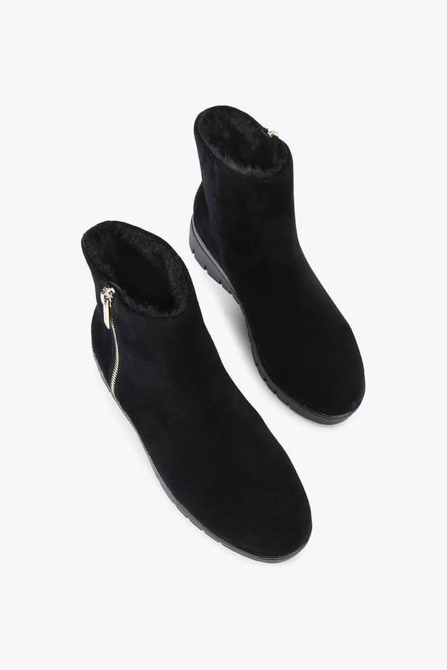 Carvela Carvela Women's 'Bello Zip Ankle' Suede Boots in Black - 2