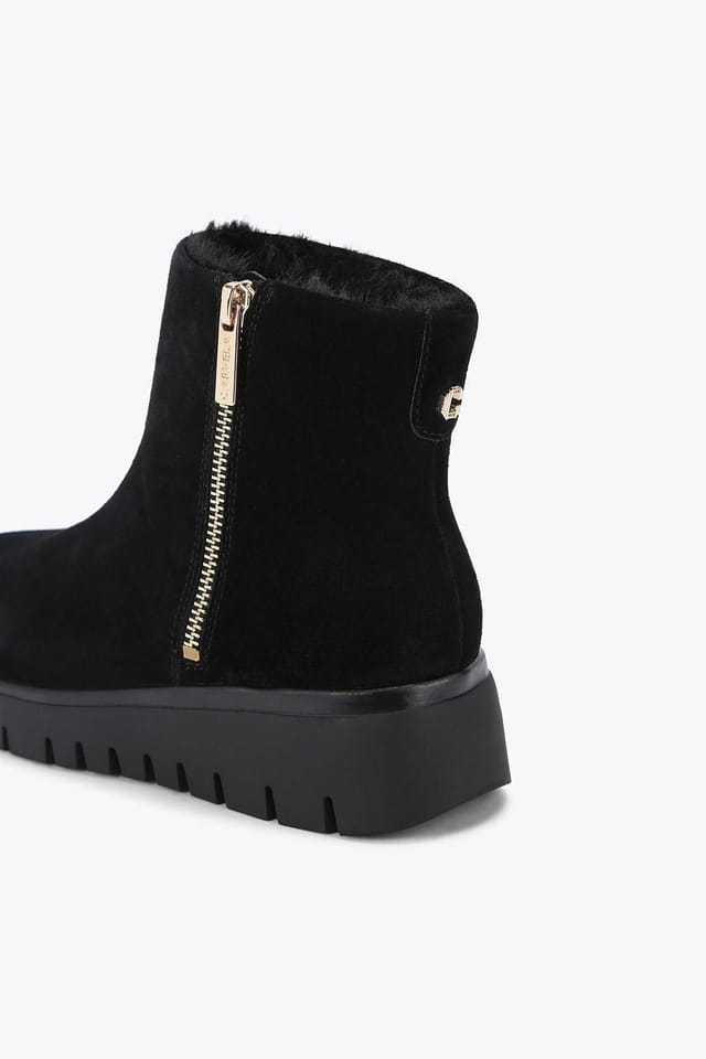 Carvela Carvela Women's 'Bello Zip Ankle' Suede Boots in Black - 3