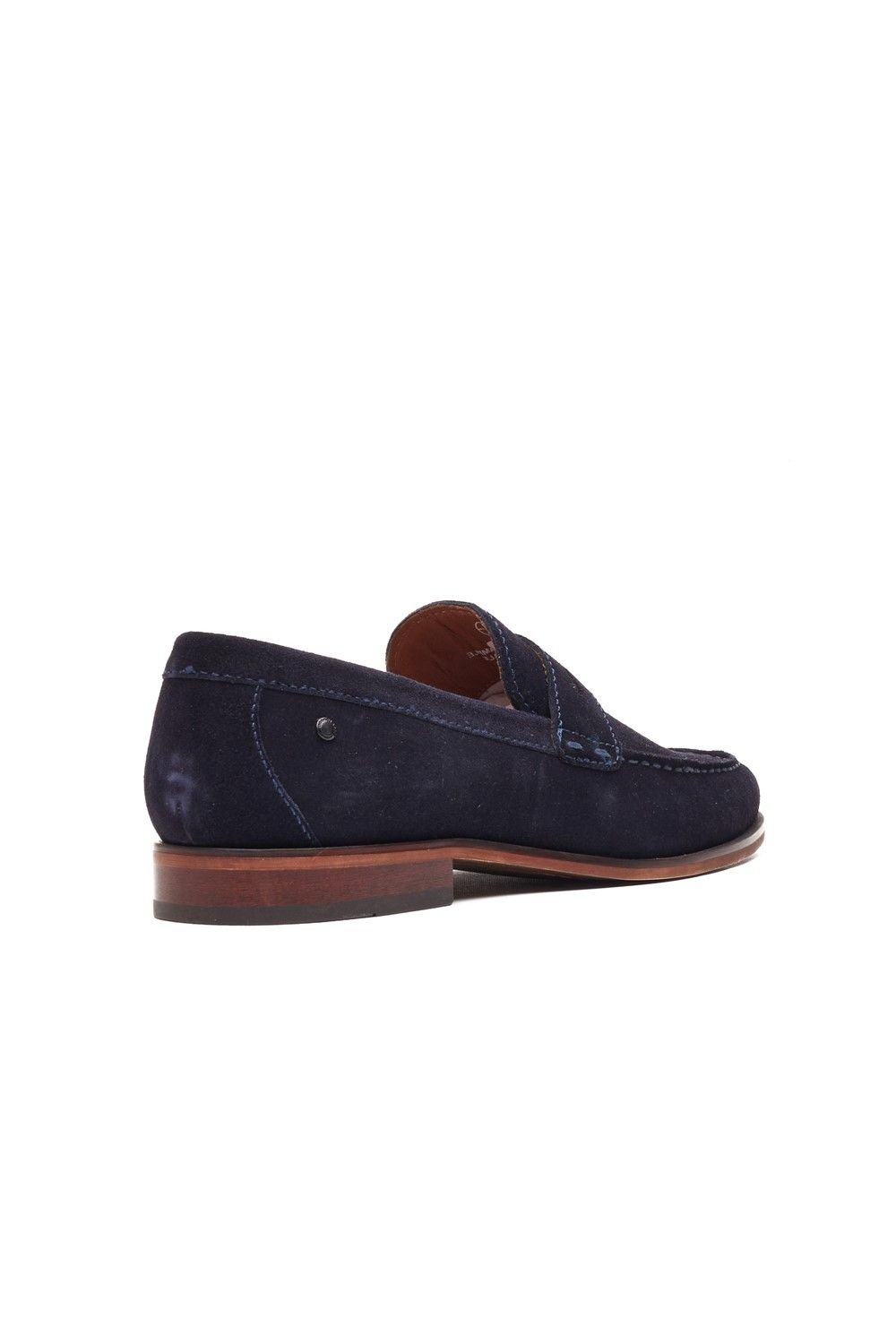 Base London Base London Men's Slate Penny Loafer in Navy - 2