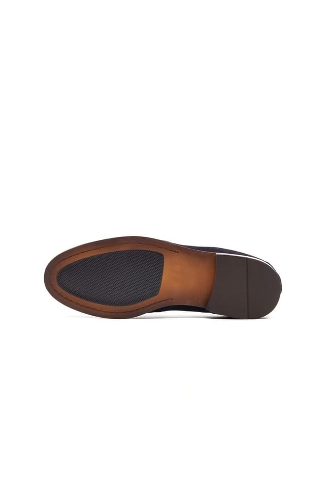 Base London Base London Men's Slate Penny Loafer in Navy - 3