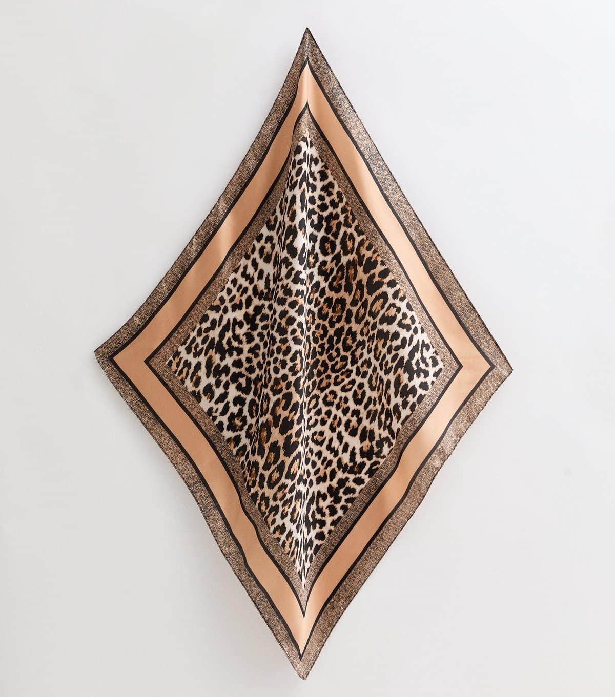 New Look New Look Brown Leopard Print Scarf