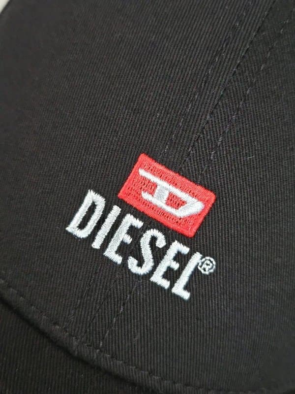 Diesel Diesel Mens Baseball Cap. Hat. RRP £60. Unisex. Onesize. New. Black Cap