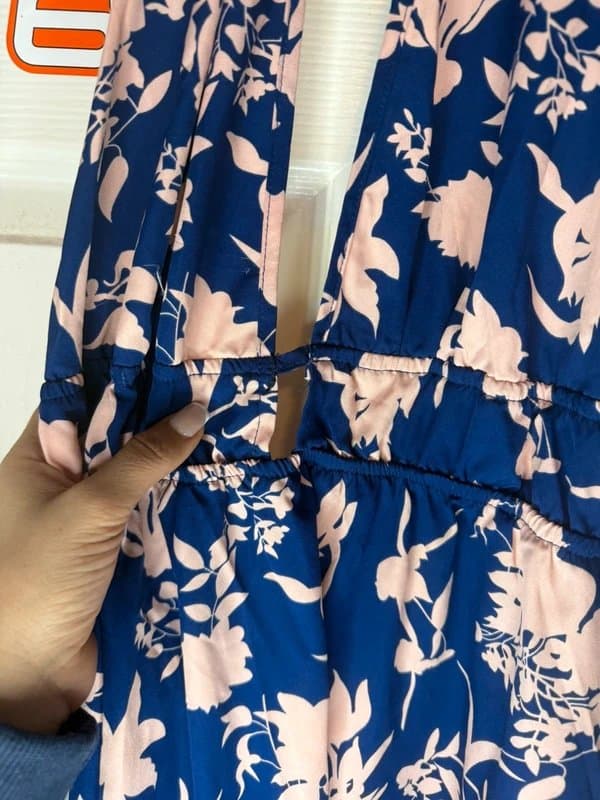 Shein Blue Floral Halter Neck Dress | SHEIN Curve 1XL | Summer Dress