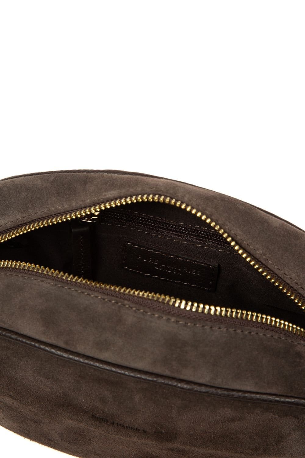 Pure Luxuries London Pure Luxuries London Women's 'Fable' Suede Cross Body Bag in Dark Brown - 4