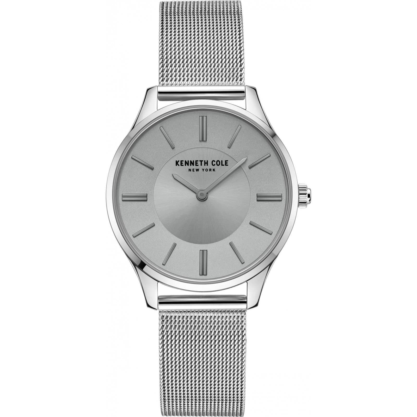 Kenneth Cole Kenneth Cole Women's KCWLG2223201 Classic 34mm Quartz Watch in Silver