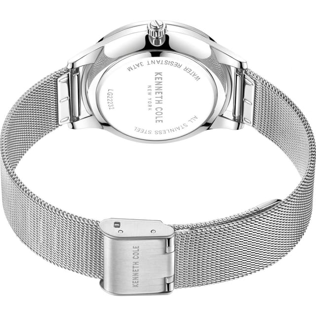 Kenneth Cole Kenneth Cole Women's KCWLG2223201 Classic 34mm Quartz Watch in Silver - 2