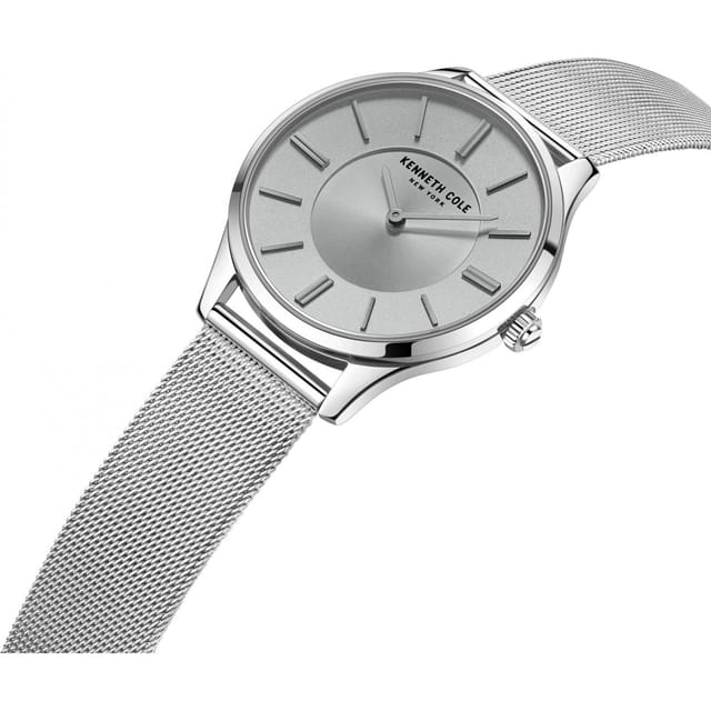 Kenneth Cole Kenneth Cole Women's KCWLG2223201 Classic 34mm Quartz Watch in Silver - 3