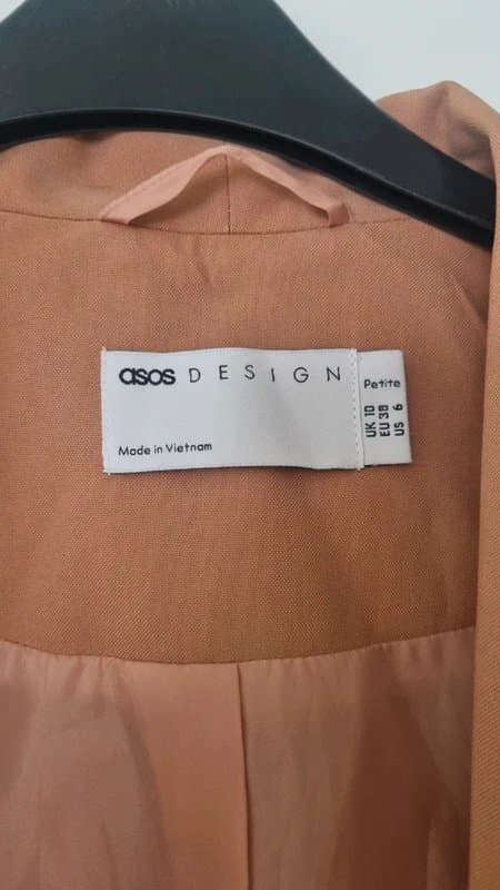 ASOS Design Asos design petite coral blazer size 10
