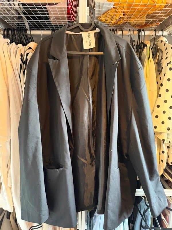 ASOS ASOS collusion black oversized blazer 18