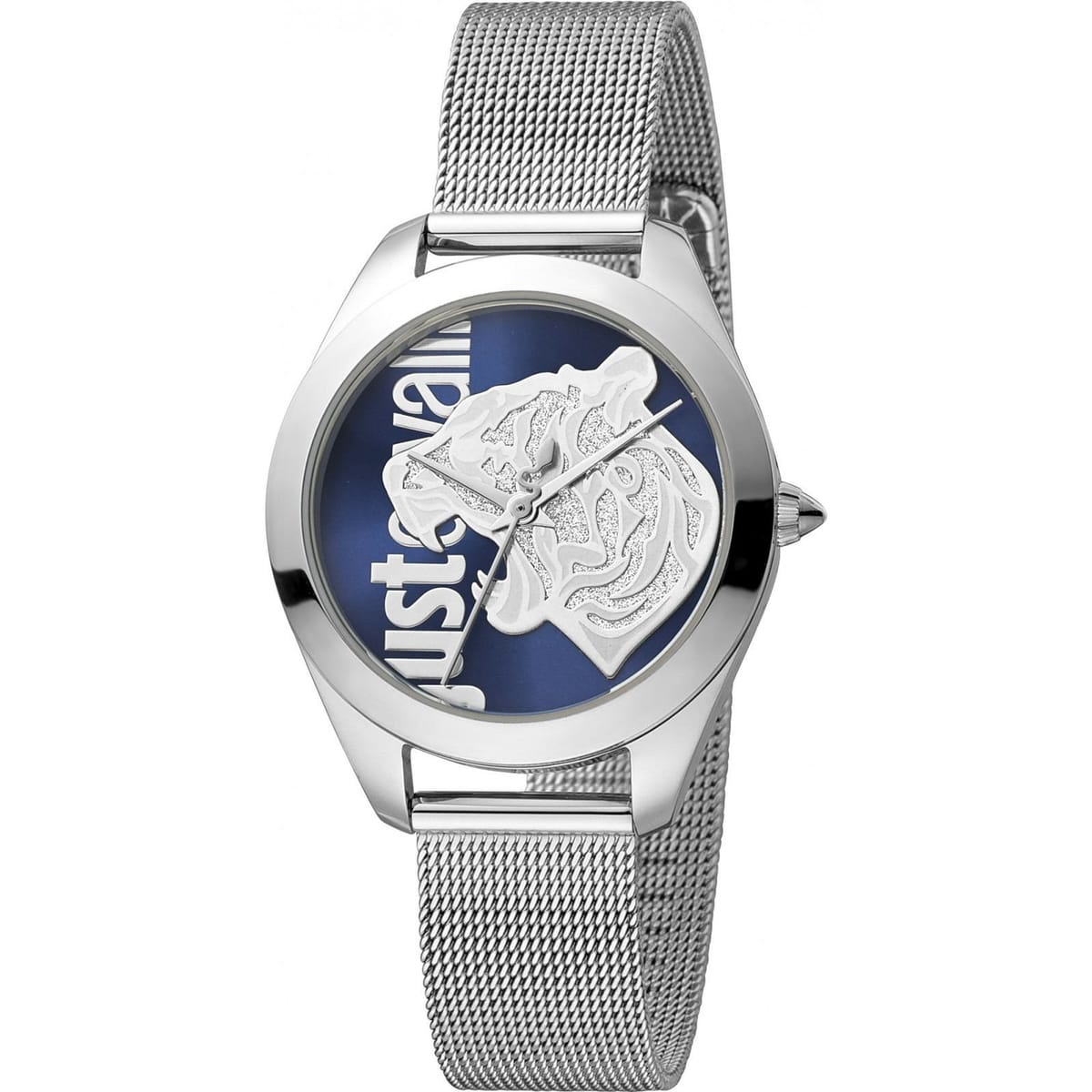 Just Cavalli Just Cavalli Women's JC1L210M0035 Animalier 32mm Quartz Watch in Silver - 1