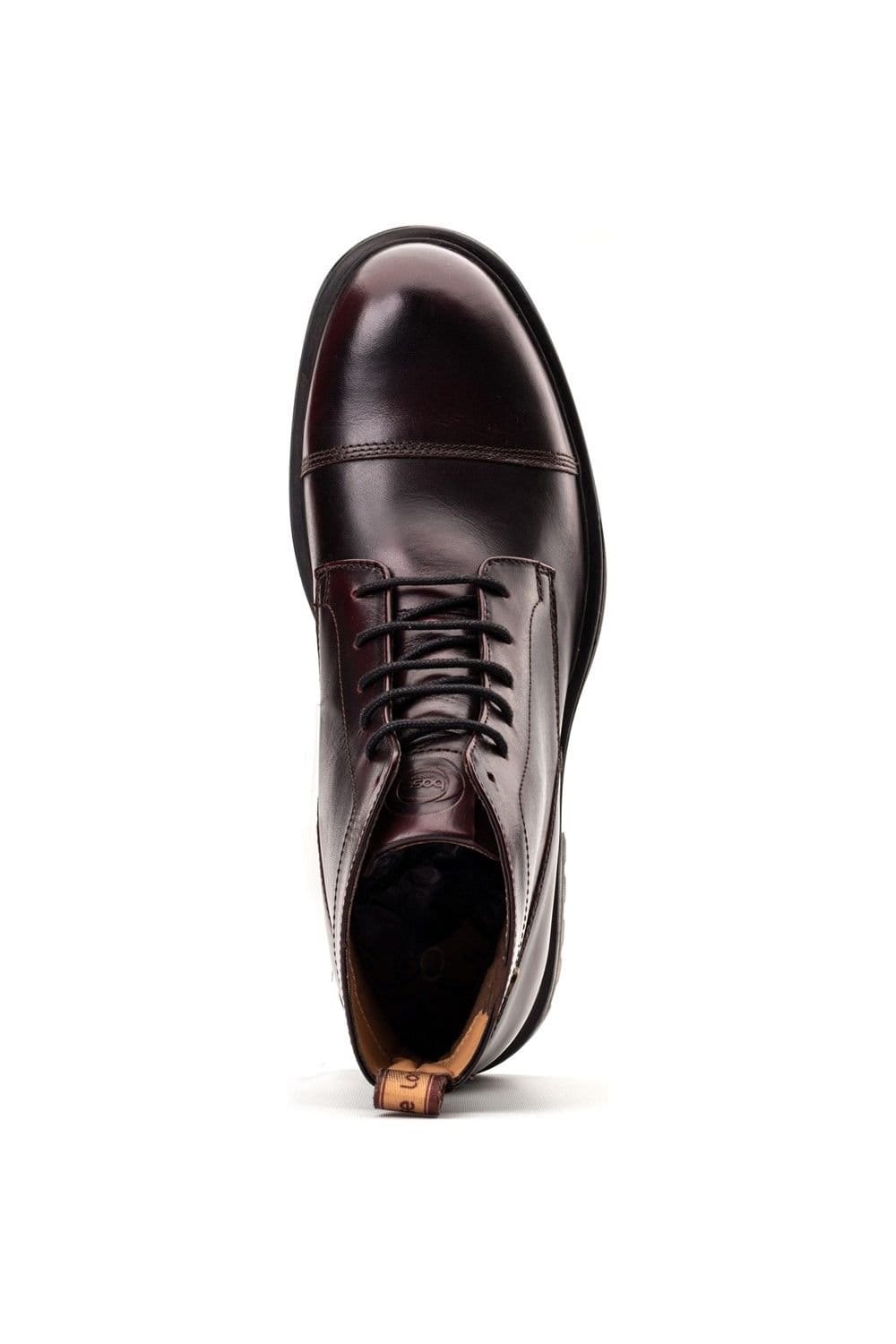 Base London Base London Men's Boulton Toe Cap Boot in Wine - 4