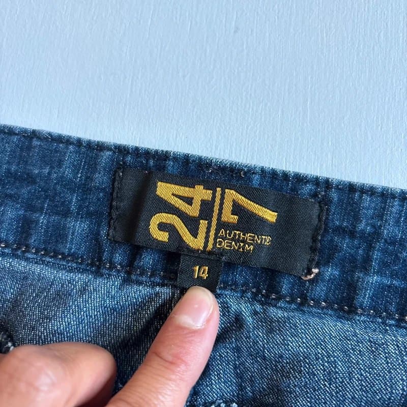 y2k Vintage Y2K low rise denim mini skirt