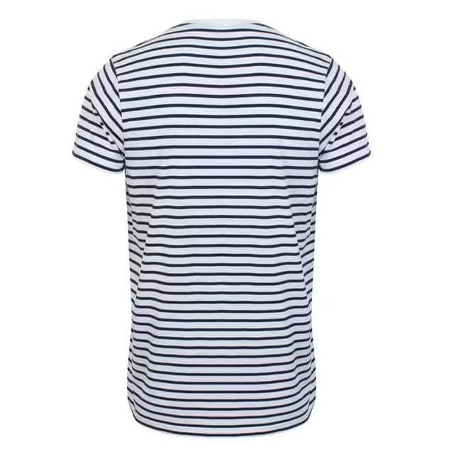 SF Men SF Men Men's Striped T-Shirt in White - 2