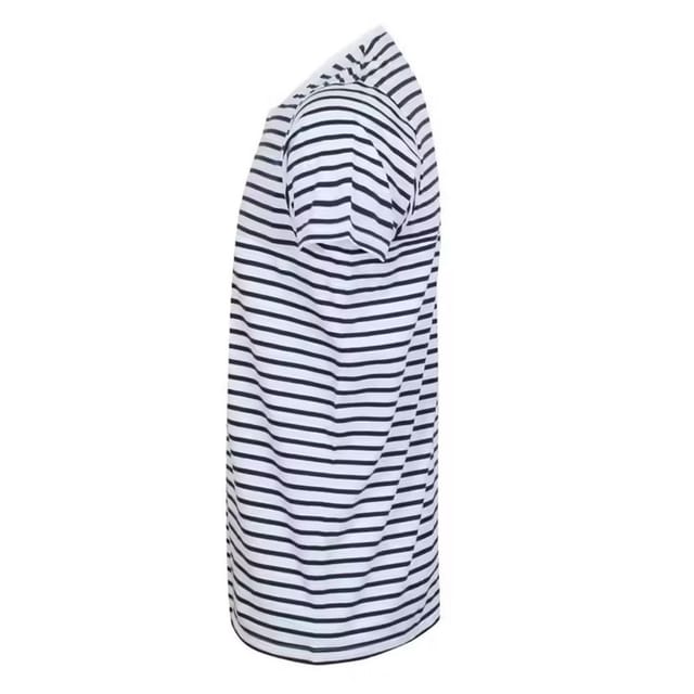 SF Men SF Men Men's Striped T-Shirt in White - 3
