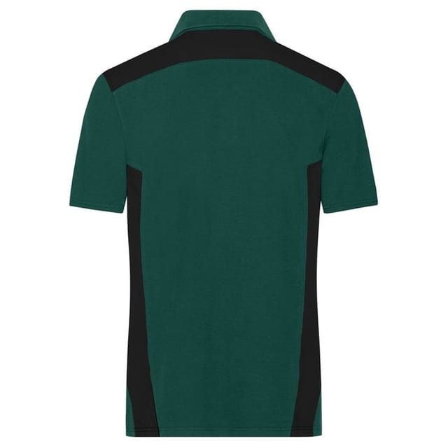 James and Nicholson James and Nicholson Men's Strong Work Polo Shirt in Dark Green - 2