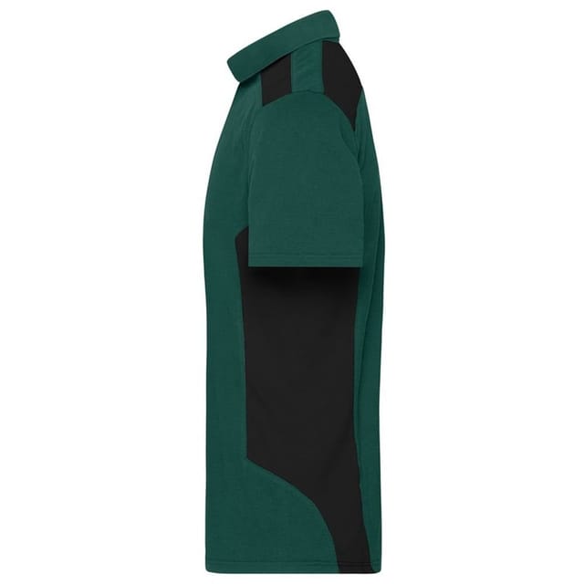 James and Nicholson James and Nicholson Men's Strong Work Polo Shirt in Dark Green - 3