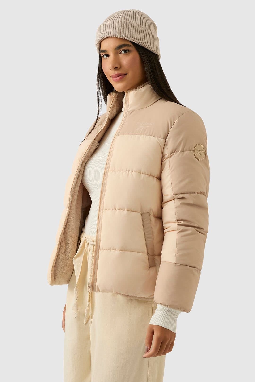 Reebok Reebok Women's Reversible Puffer in Off-White