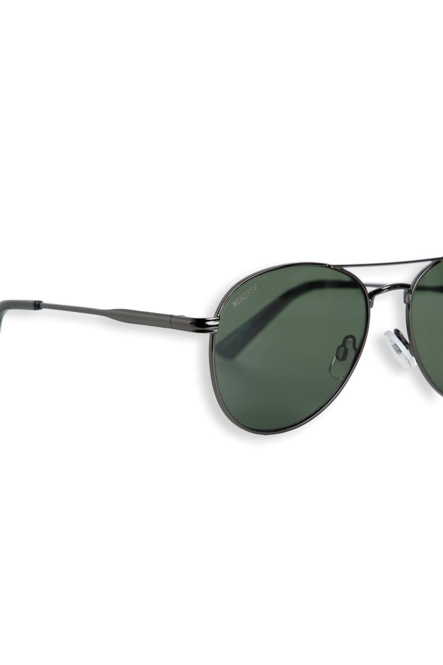 Weird Fish Weird Fish Men's Fernando Aviator Sunglasses in Dark Grey - 4