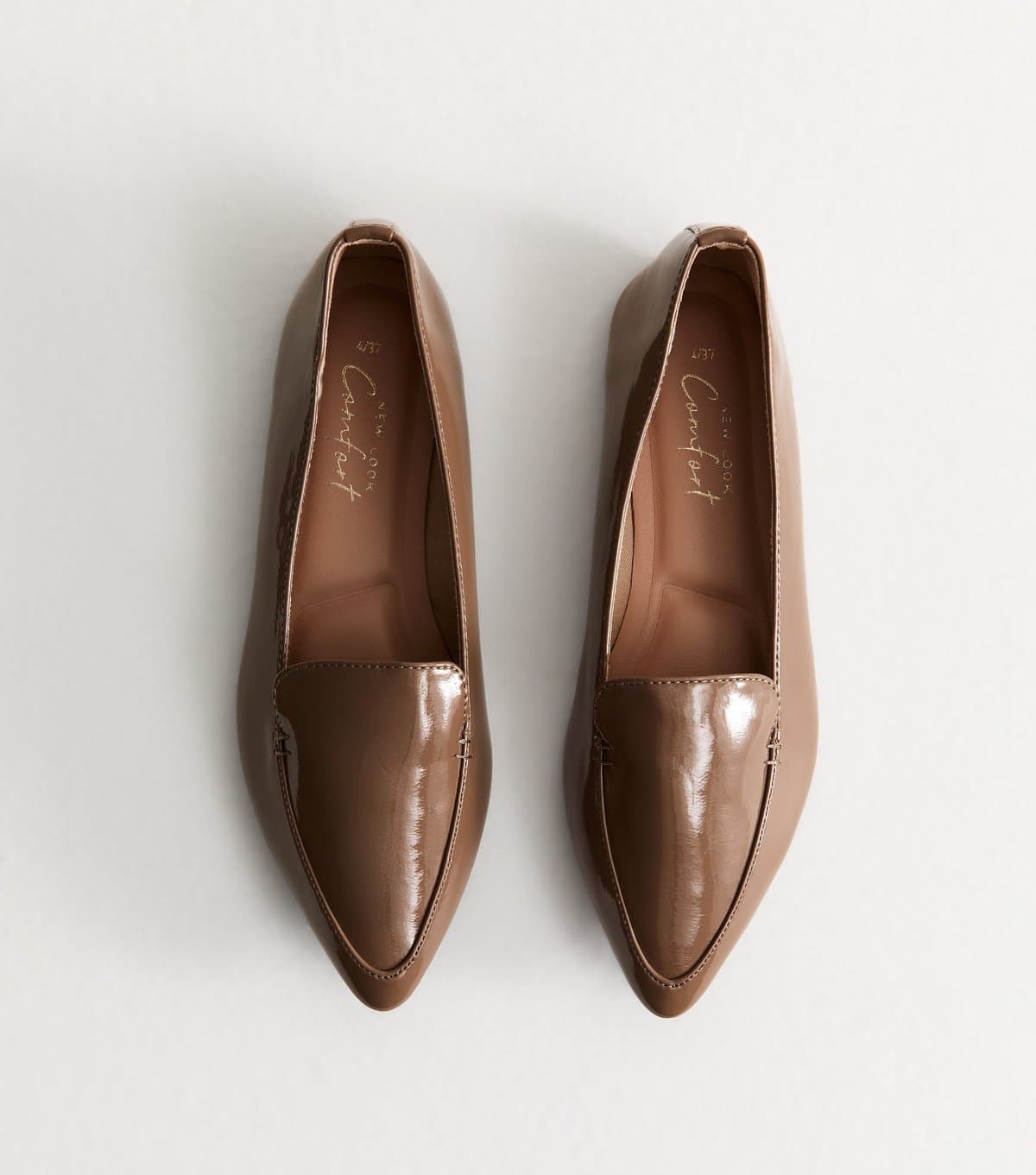 New Look New Look Light Brown Faux Leather Loafers