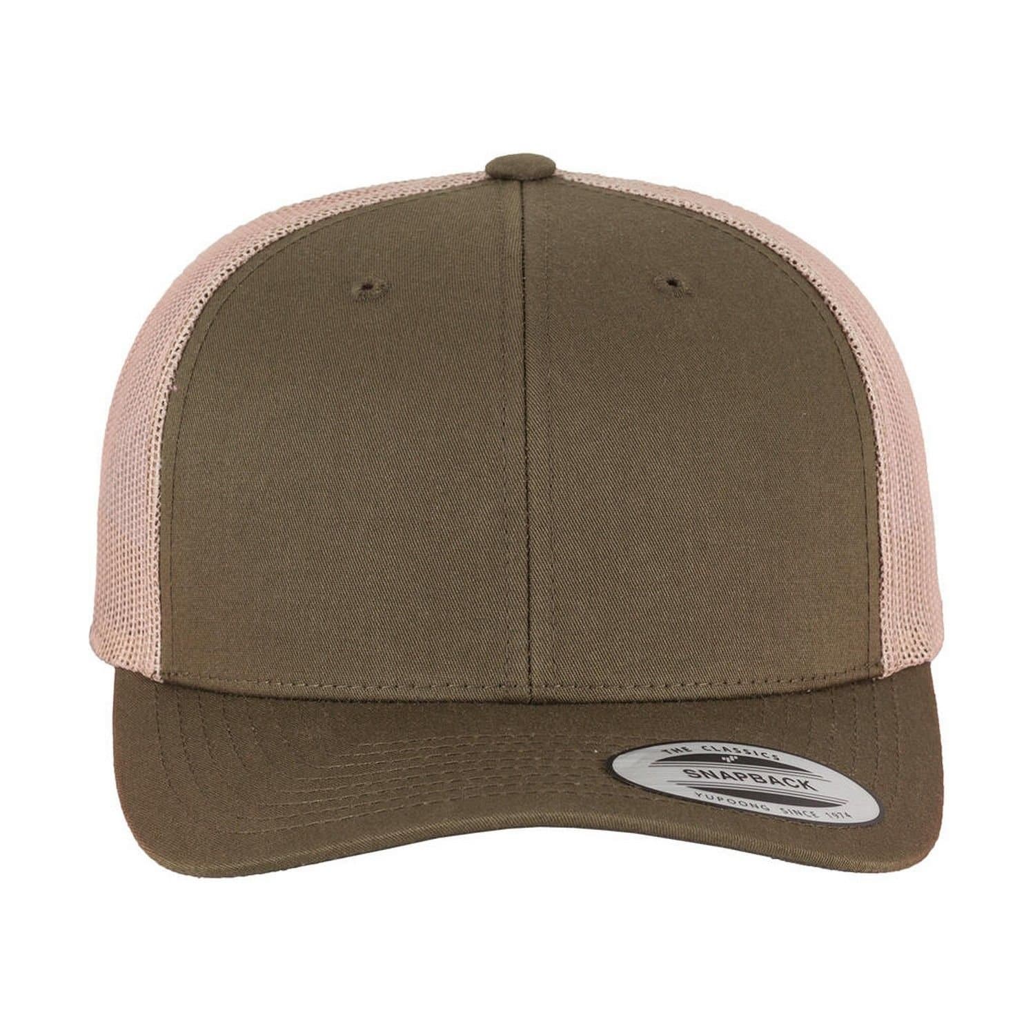 Classic Classic Men's Retro Two Tone Trucker Cap in Light Brown