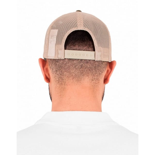 Classic Classic Men's Retro Two Tone Trucker Cap in Light Brown - 2