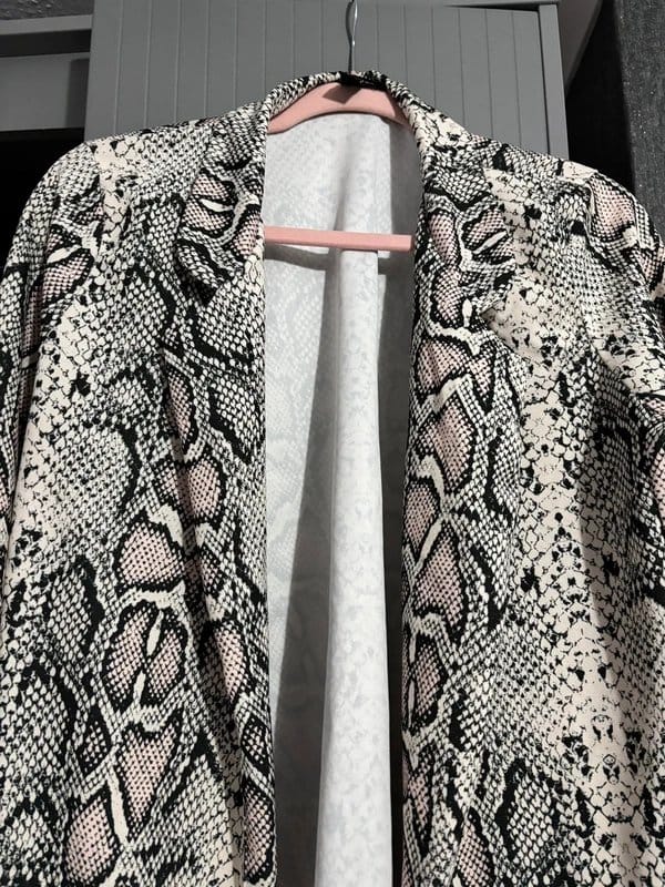 New Look Snake Print Blazer in Multi