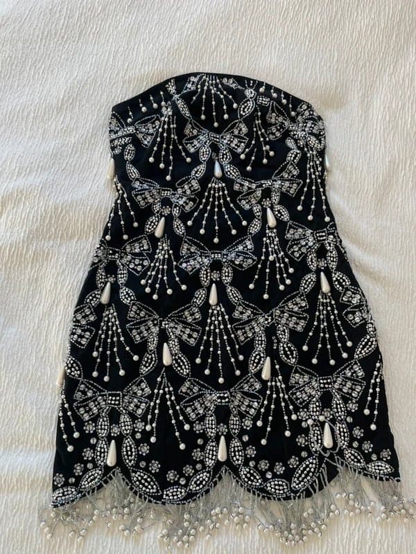 ASOS ASOS Luxe embellished mini dress