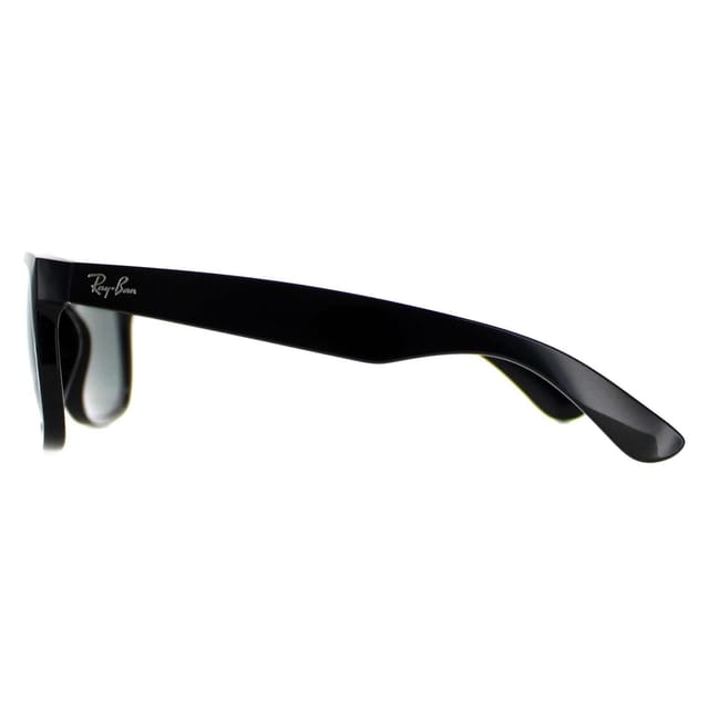 Ray-Ban Ray-Ban Men's Rectangle Shiny Black Green Justin 4165 Sunglasses - 3