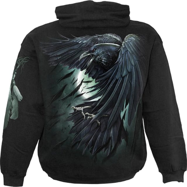 Spiral Spiral Men's SHADOW RAVEN - Hoody Black - 2