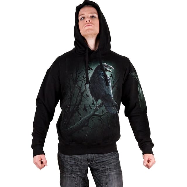 Spiral Spiral Men's SHADOW RAVEN - Hoody Black - 3